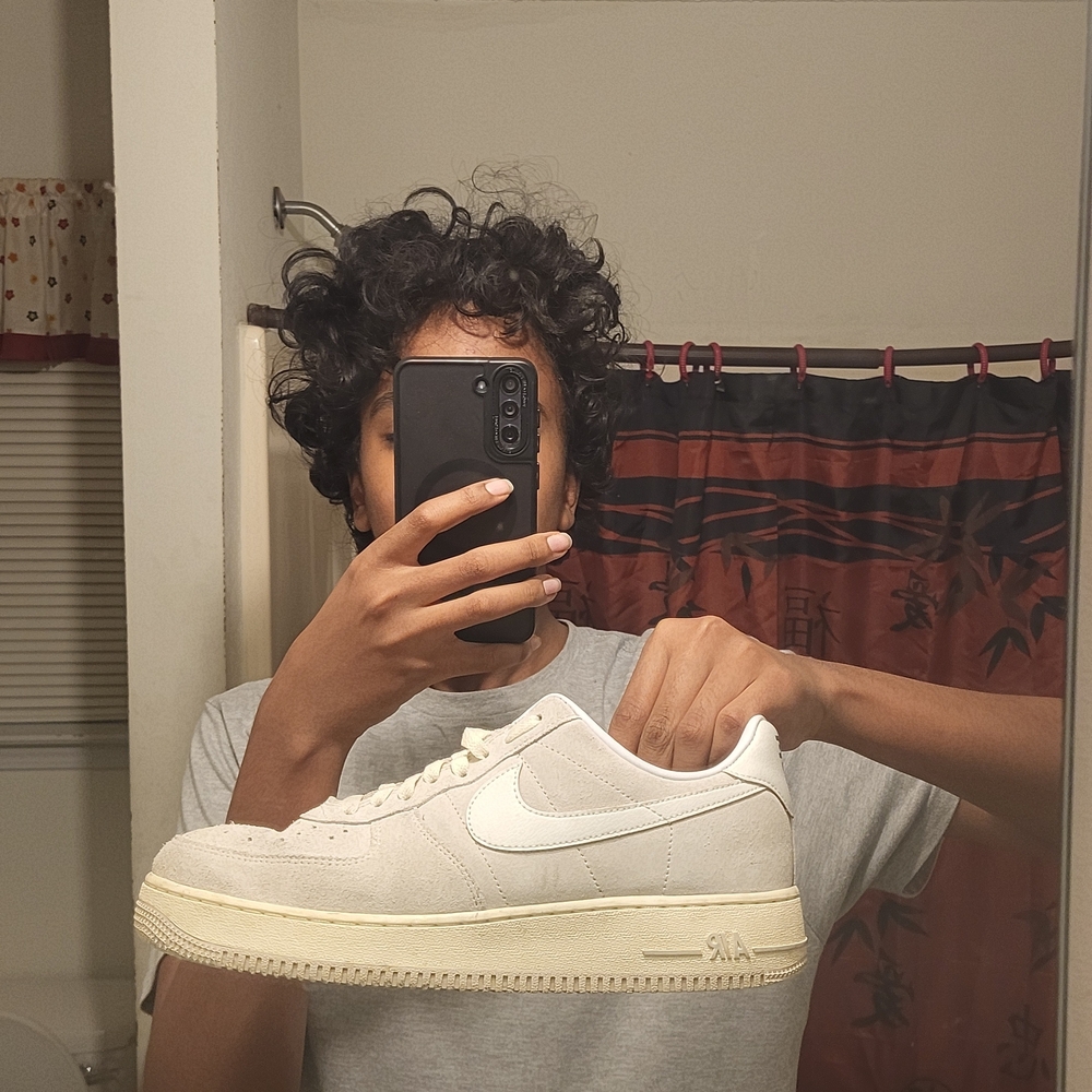 White Nike Air Force 1 Sneakers